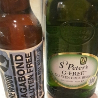 Bottled gluten free beer from Brewdog and St Peter's